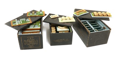 Lot 240 - Three boxes of wooden models of Hei Ling Chau