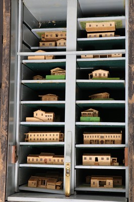 Lot 240 - Three boxes of wooden models of Hei Ling Chau