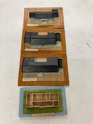 Lot 240 - Three boxes of wooden models of Hei Ling Chau
