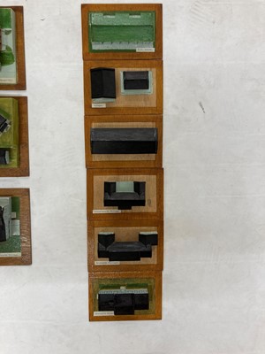 Lot 240 - Three boxes of wooden models of Hei Ling Chau