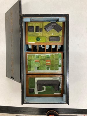 Lot 240 - Three boxes of wooden models of Hei Ling Chau