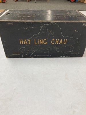 Lot 240 - Three boxes of wooden models of Hei Ling Chau