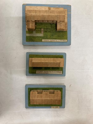Lot 240 - Three boxes of wooden models of Hei Ling Chau