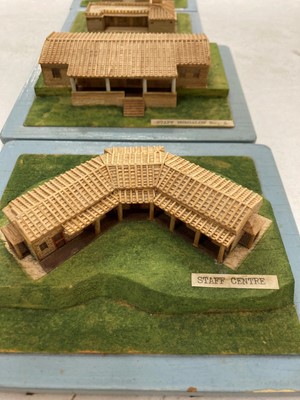 Lot 240 - Three boxes of wooden models of Hei Ling Chau