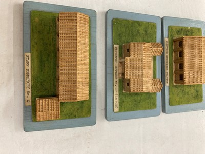 Lot 240 - Three boxes of wooden models of Hei Ling Chau