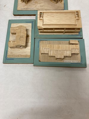 Lot 240 - Three boxes of wooden models of Hei Ling Chau