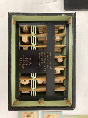 Lot 240 - Three boxes of wooden models of Hei Ling Chau
