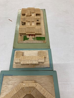 Lot 240 - Three boxes of wooden models of Hei Ling Chau