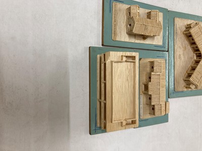 Lot 240 - Three boxes of wooden models of Hei Ling Chau