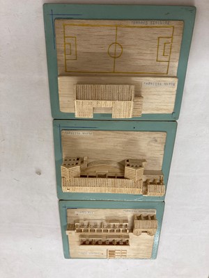 Lot 240 - Three boxes of wooden models of Hei Ling Chau