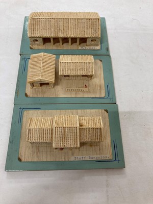 Lot 240 - Three boxes of wooden models of Hei Ling Chau