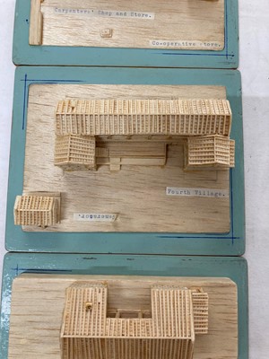 Lot 240 - Three boxes of wooden models of Hei Ling Chau