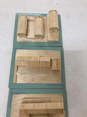 Lot 240 - Three boxes of wooden models of Hei Ling Chau