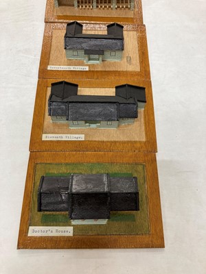 Lot 240 - Three boxes of wooden models of Hei Ling Chau