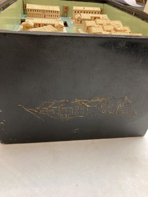 Lot 240 - Three boxes of wooden models of Hei Ling Chau