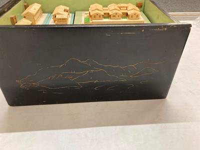Lot 240 - Three boxes of wooden models of Hei Ling Chau