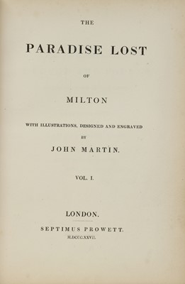 Lot 191 - John MARTIN (ill): MILTON (John)