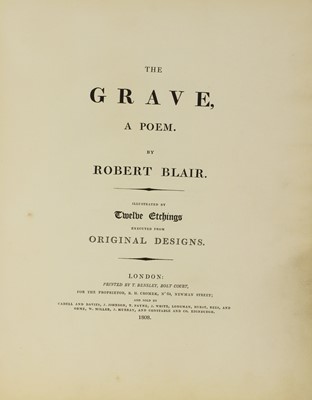 Lot 192 - BLAKE, William: 1- Blair (Robert): The Grave
