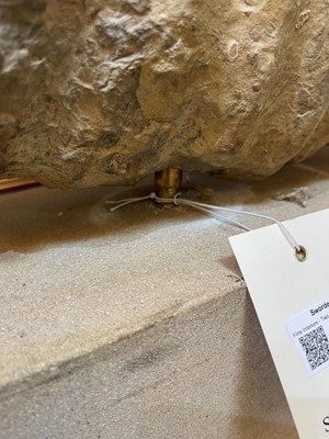 Lot 146 - A large ammonite fossil