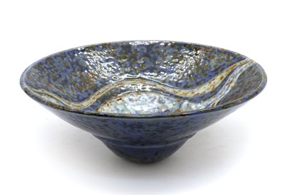 Lot 104 - A Roger Cockram pottery 'Fish' pattern bowl