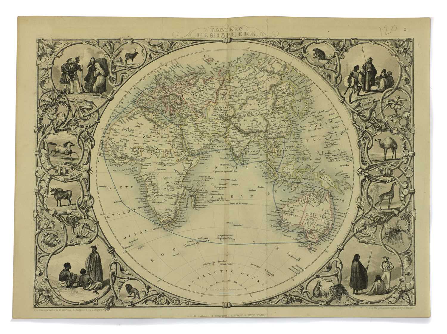 Lot 10 - (Moll Herman): A map of the North Pole.