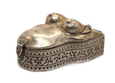 Lot 56 - A Indian silver box