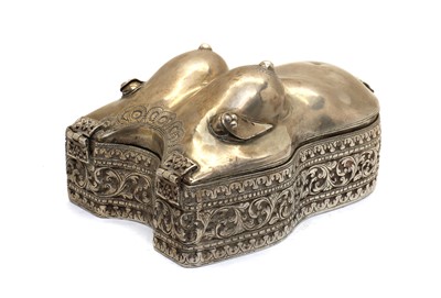 Lot 56 - A Indian silver box