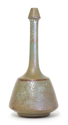 Lot 17 - A Clément Massier 'Golfe Juan' iridescent lustre vase