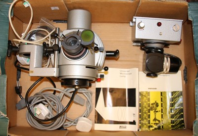 Lot 176 - A Wild Heerbrugg Ltd. M20 microscope and accessories