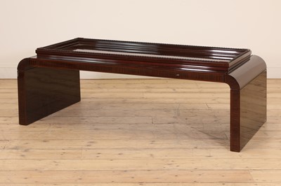 Lot 262 - A contemporary Macassar coffee table