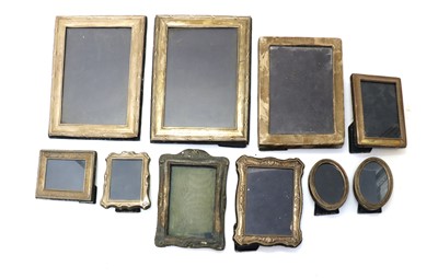 Lot 11 - A collection of silver photograph frames