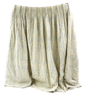 Lot 231A - Two pairs of triple pinch curtains