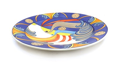 Lot 70 - A limited edition Poole pottery charger