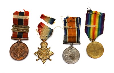 Lot 149 - A WWI medal trio