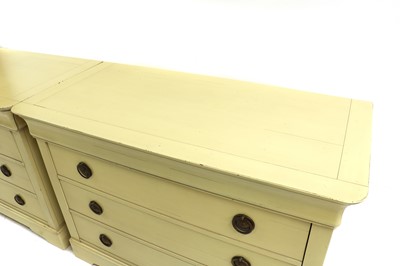 Lot 417 - A pair of Grange Louis Phillipe style commodes