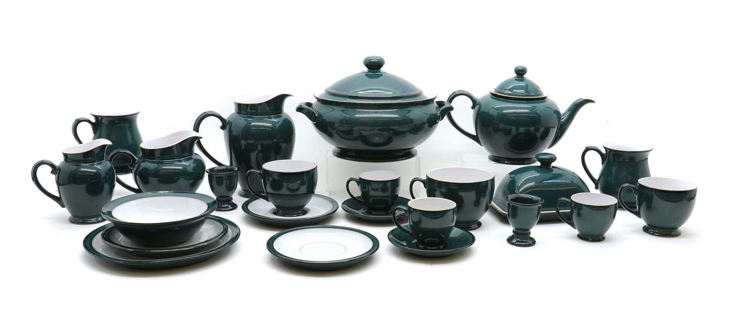 Lot 416 - A Denby 'Greenwich' pattern stoneware dinner service
