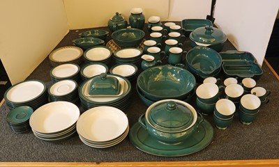 Lot 416 - A Denby 'Greenwich' pattern stoneware dinner service