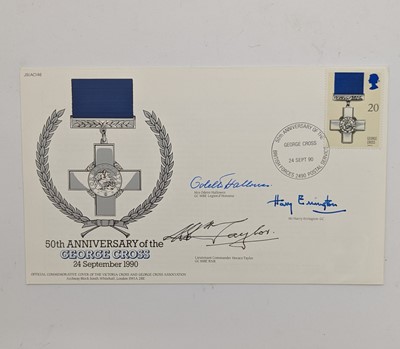 Lot 155 - An album of signed Victoria Cross first day covers