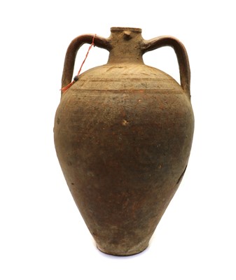 Lot 155 - A Roman style pottery amphora vase