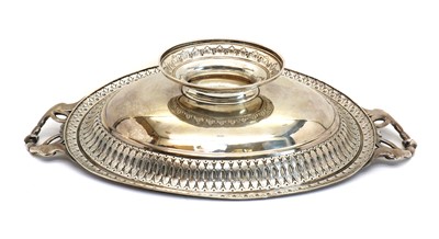 Lot 27 - A German silver twin handled bowl