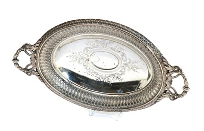 Lot 27 - A German silver twin handled bowl