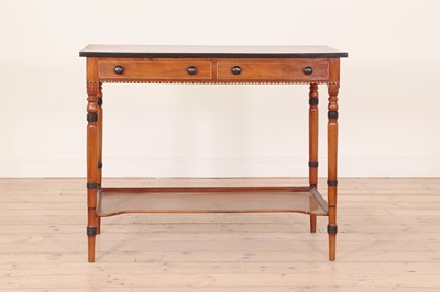 Lot 530 - A Victorian mahogany washstand