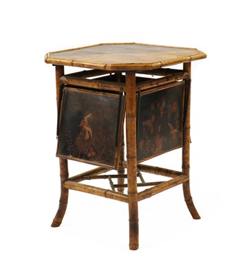 Lot 502 - A Victorian bamboo occasional table