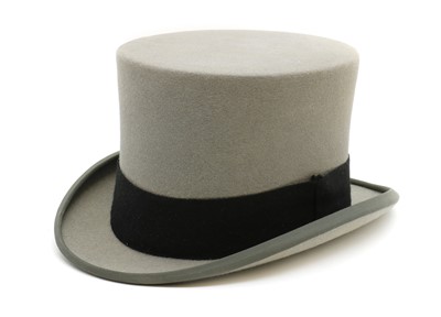 Lot 295 - Sir Jack Baer's grey silk top hat