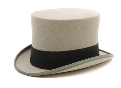 Lot 295 - Sir Jack Baer's grey silk top hat