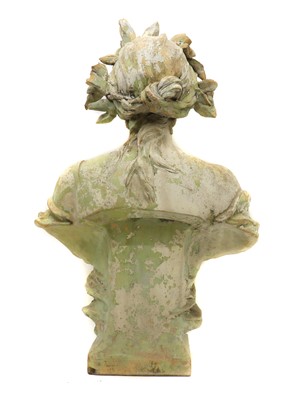 Lot 255 - A French terracotta bust