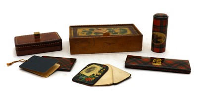 Lot 308 - A collection of Mauchline ware