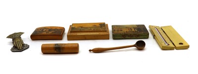Lot 309 - A collection of Mauchline ware