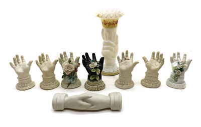 Lot 198 - A collection of Victorian hand ornaments