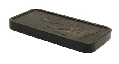 Lot 128 - A Chinese ink stone